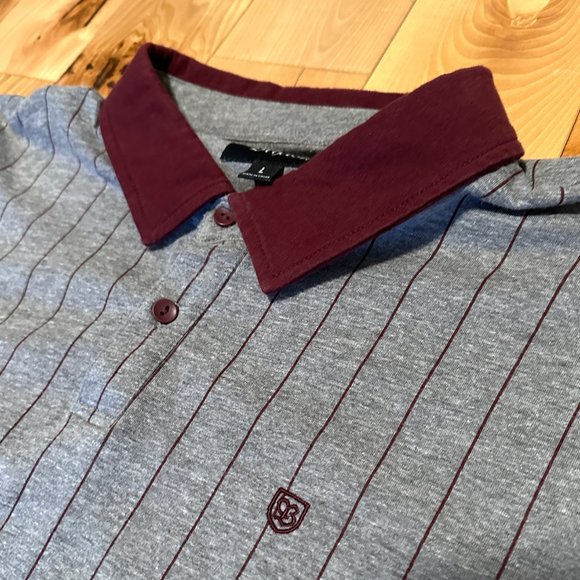 BRIXTON Long Sleeve Knit - Grey - Large - Picture 2 of 2